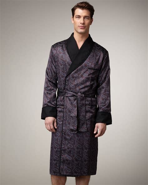 luxury silk robes for men.